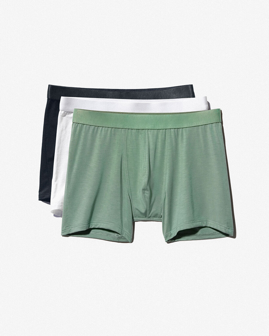 lot de 6 boxers pour homme coloris noir blanc et sauge achetez maintenant — cdlp