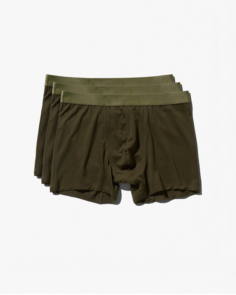 lot de 3 boxers pour homme vert olive achetez maintenant — cdlp