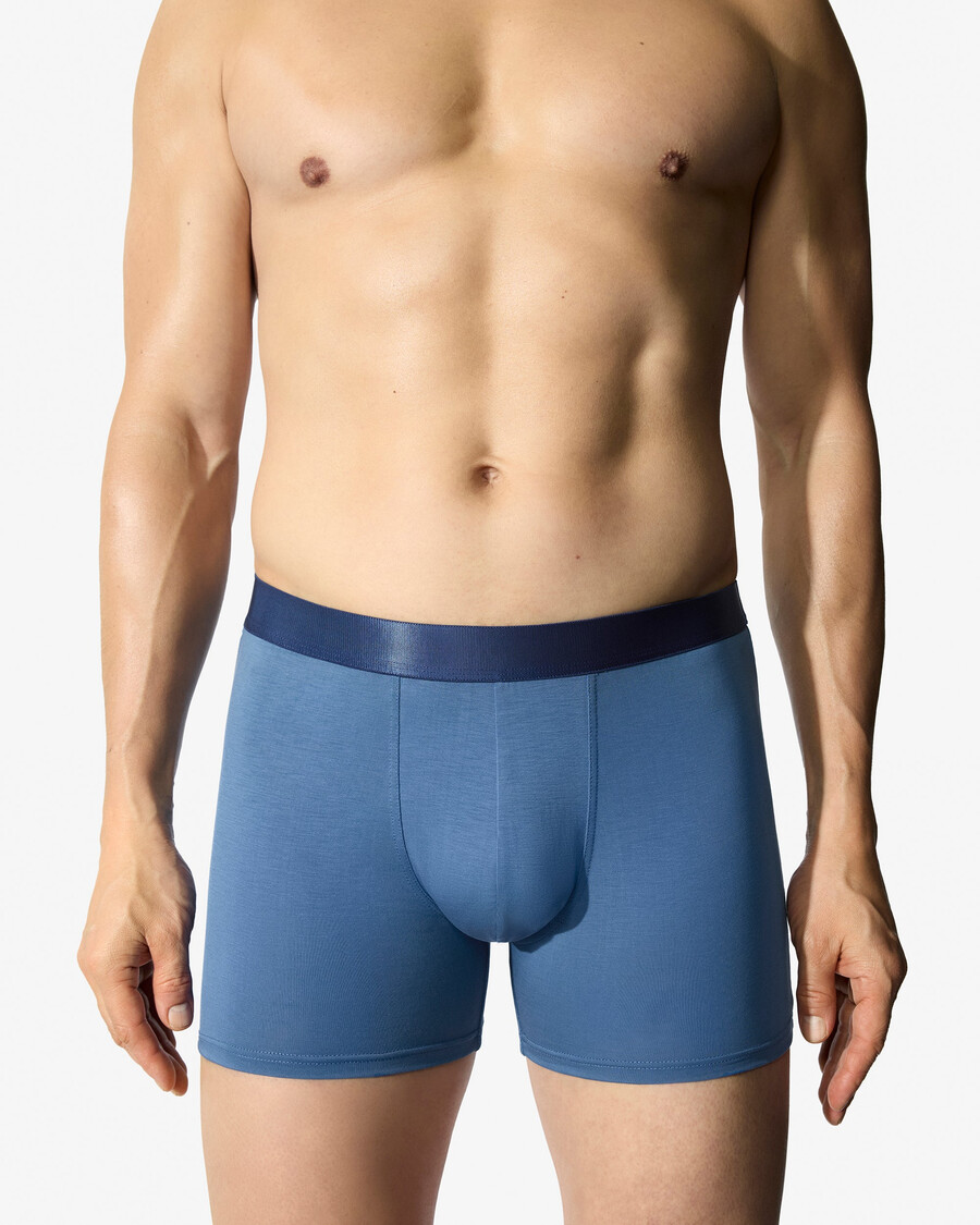 lot de 3 boxers pour homme blanc bleu marine foncé bleu azur achetez maintenant — cdlp