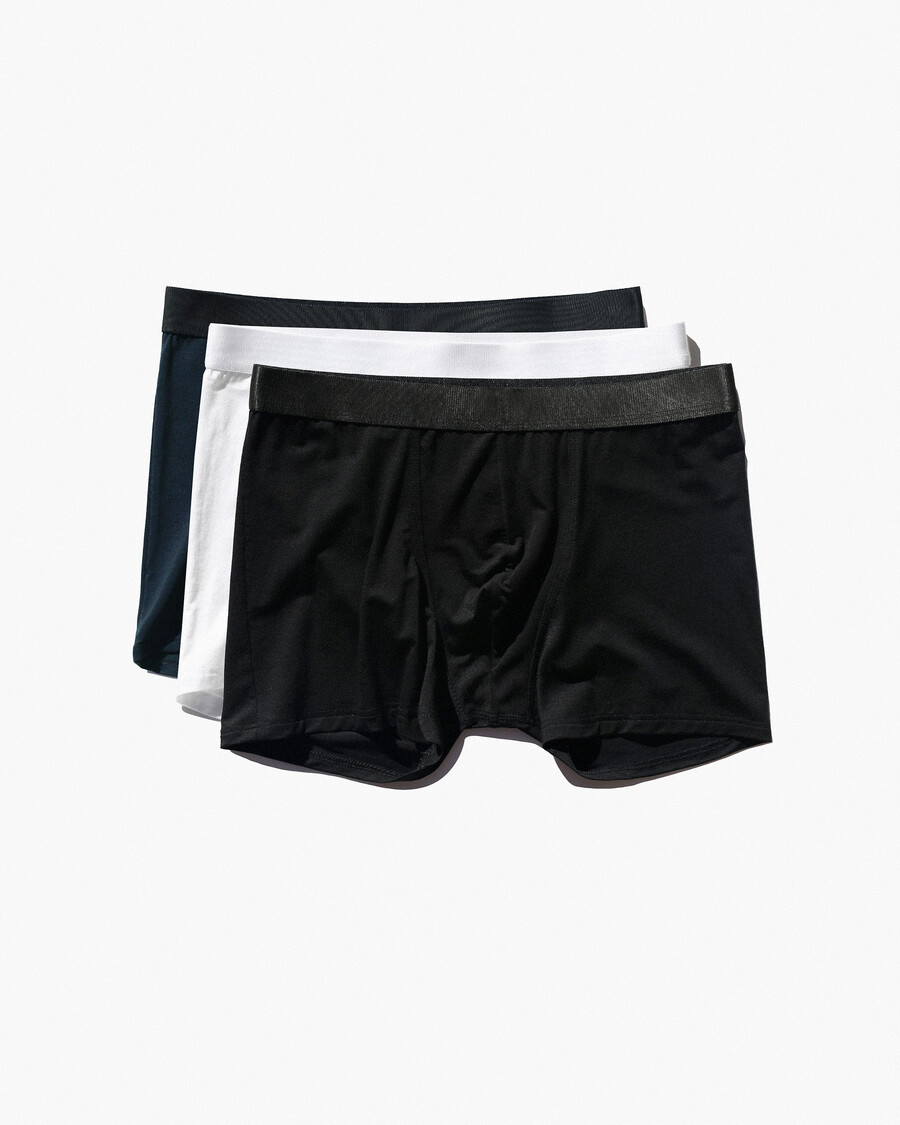 lot de 6 boxers pour homme coloris noir blanc et bleu marine foncé achetez maintenant — cdlp