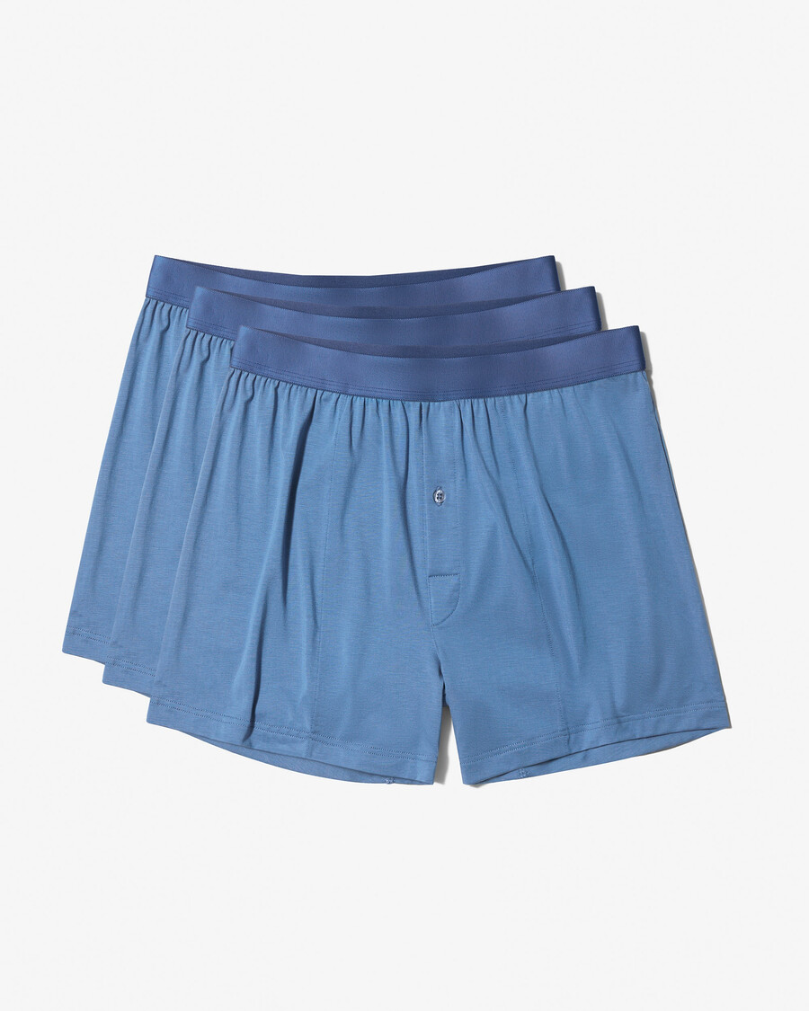 lot de 3 boxers pour homme bleu azur achetez maintenant — cdlp
