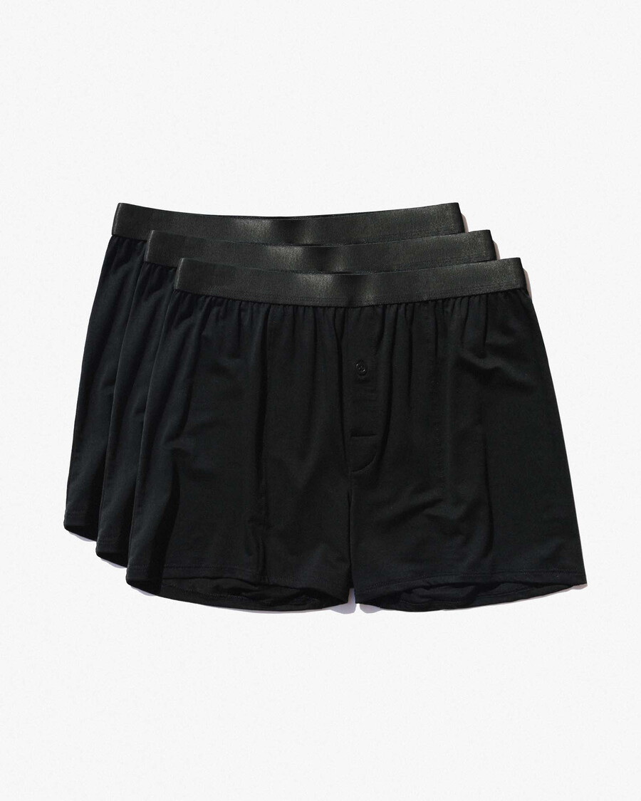 6 × boxers noirs pour hommes achetez maintenant — cdlp