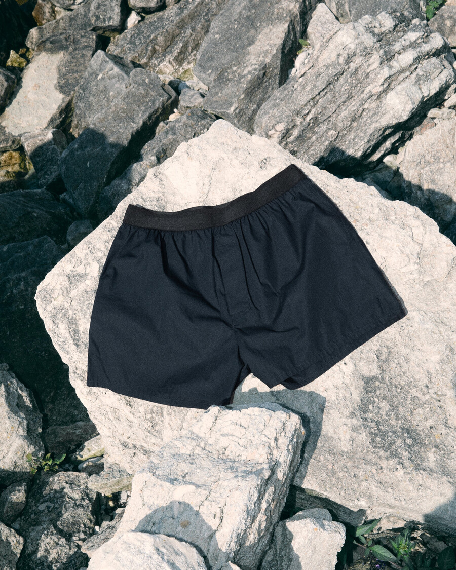 boxer classique en coton pour homme coloris marine achetez maintenant — cdlp