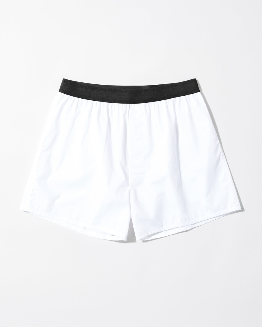 boxer classique en coton blanc pour homme achetez maintenant — cdlp