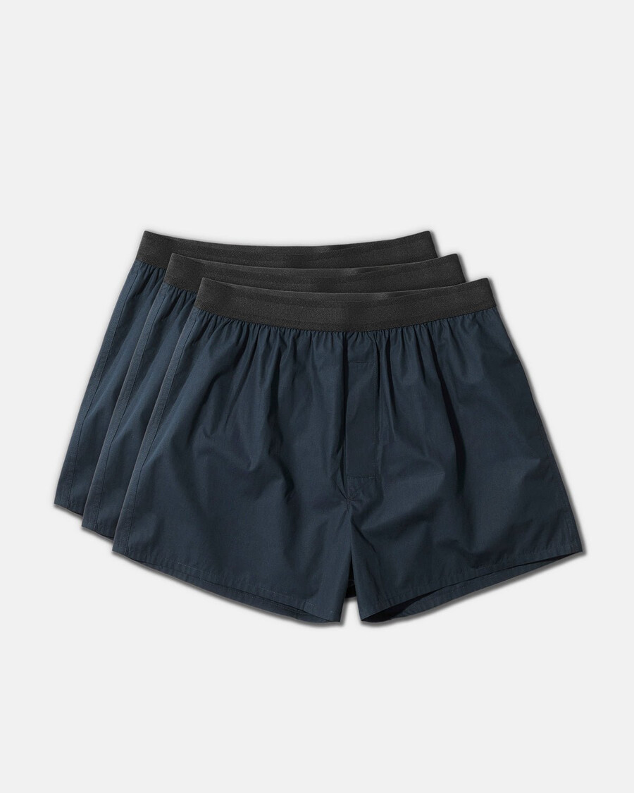 boxer classique en coton pour homme coloris marine achetez maintenant — cdlp