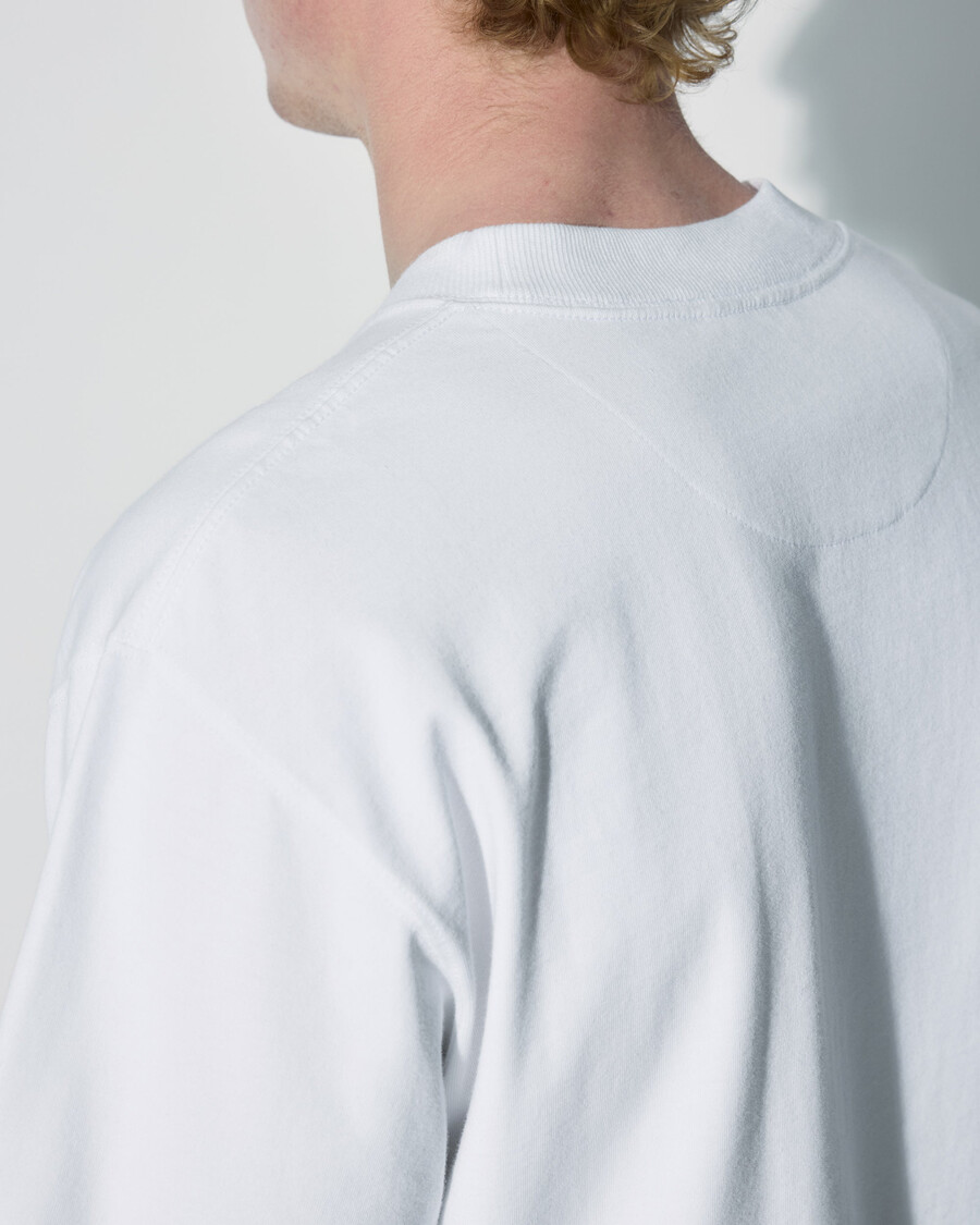 t-shirt décontracté en coton blanc pour homme achetez maintenant — cdlp
