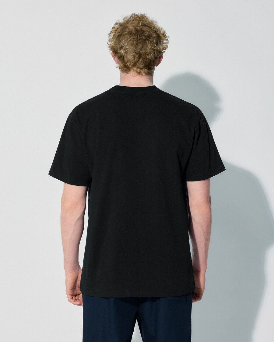 t-shirt décontracté en coton noir pour homme achetez maintenant — cdlp