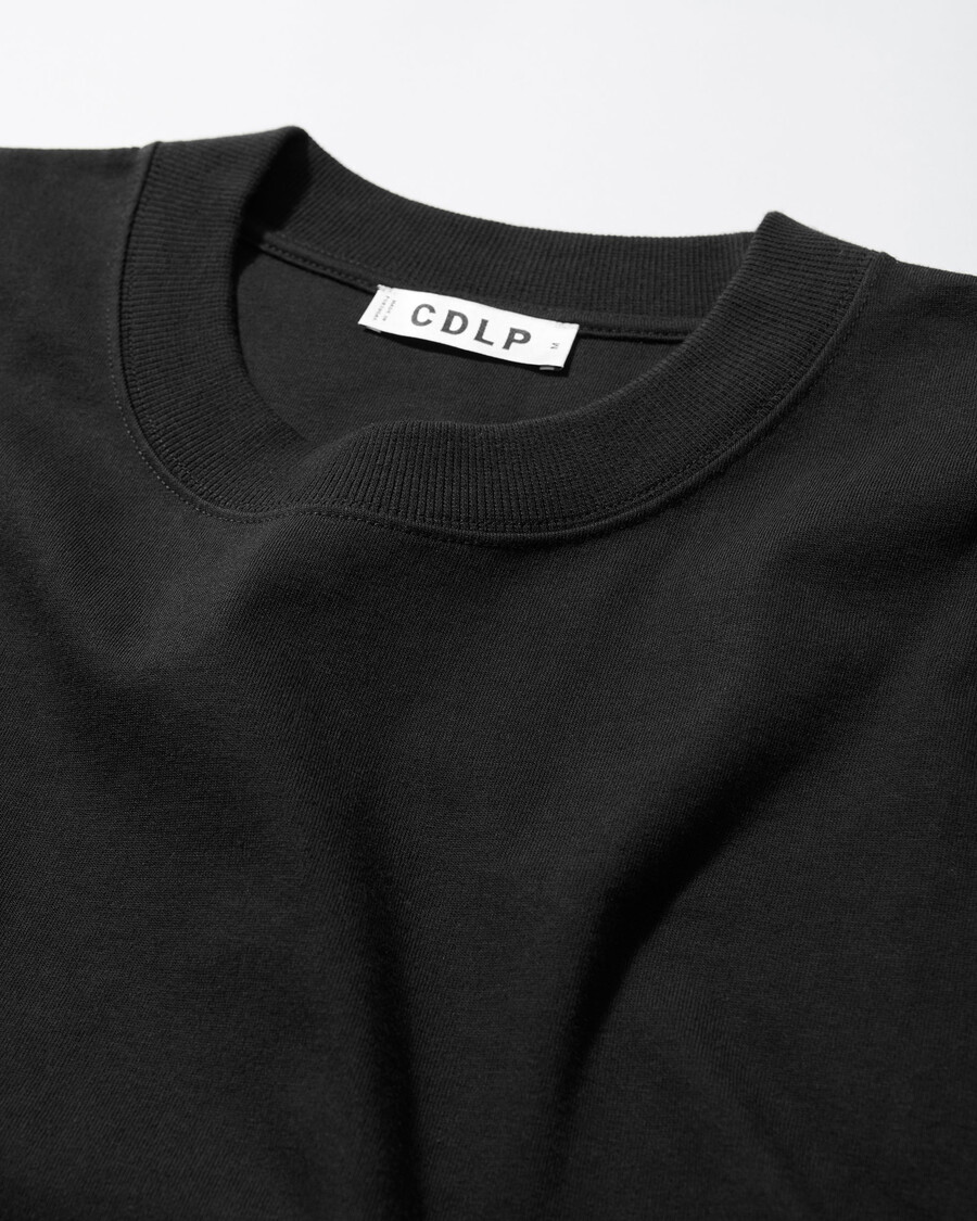 t-shirt décontracté en coton noir pour homme achetez maintenant — cdlp