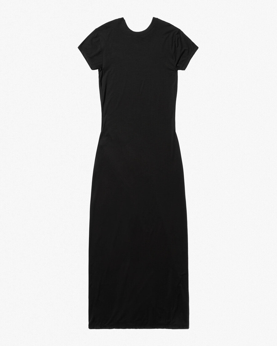 robe noire légère à manches courtes pour femme boutique – cdlp