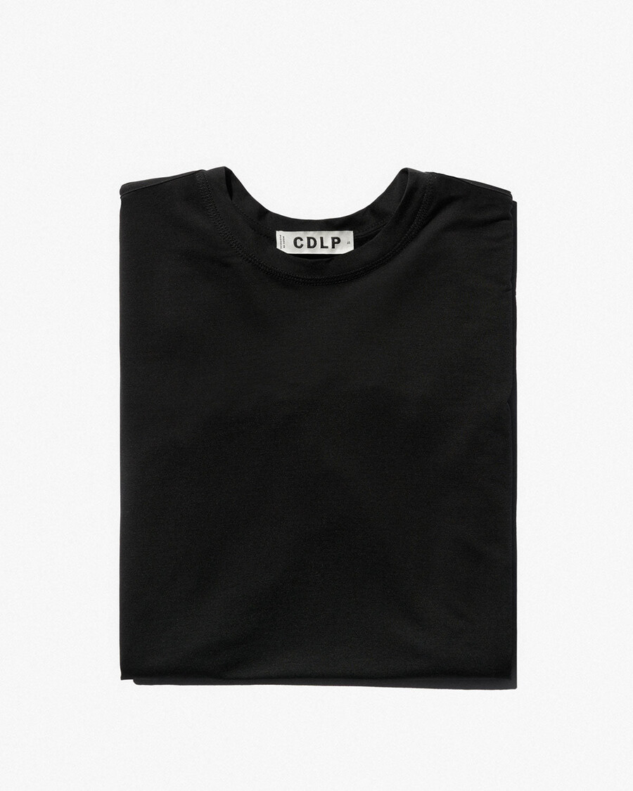 robe noire légère à manches courtes pour femme boutique – cdlp