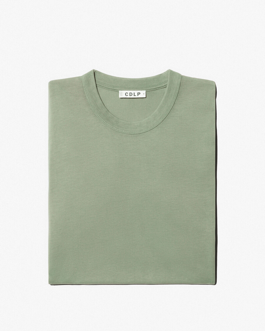 t-shirt épais pour homme couleur sauge achetez maintenant — cdlp