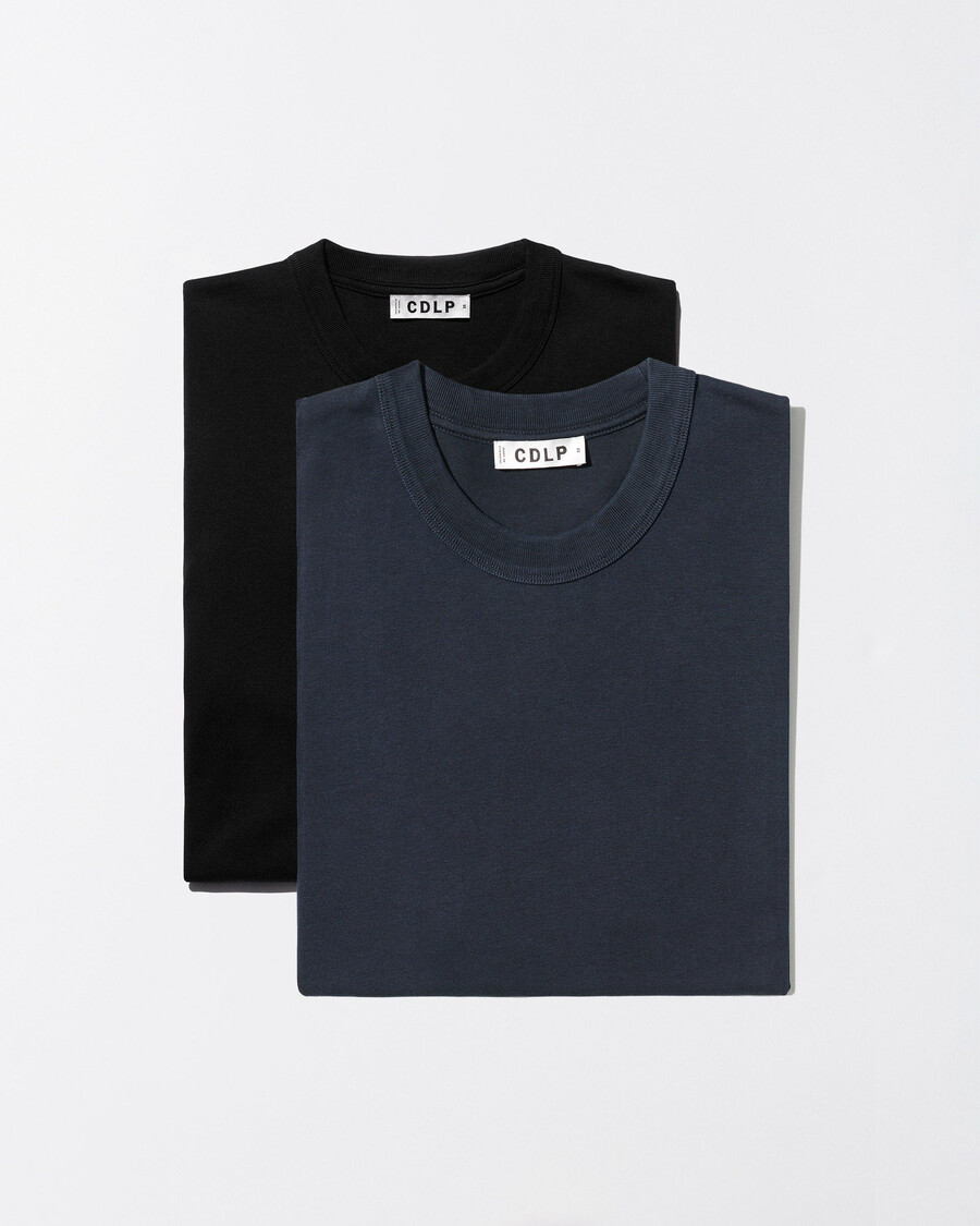 lot de 2 t-shirts épais pour homme coloris anthracite et noir boutique — cdlp