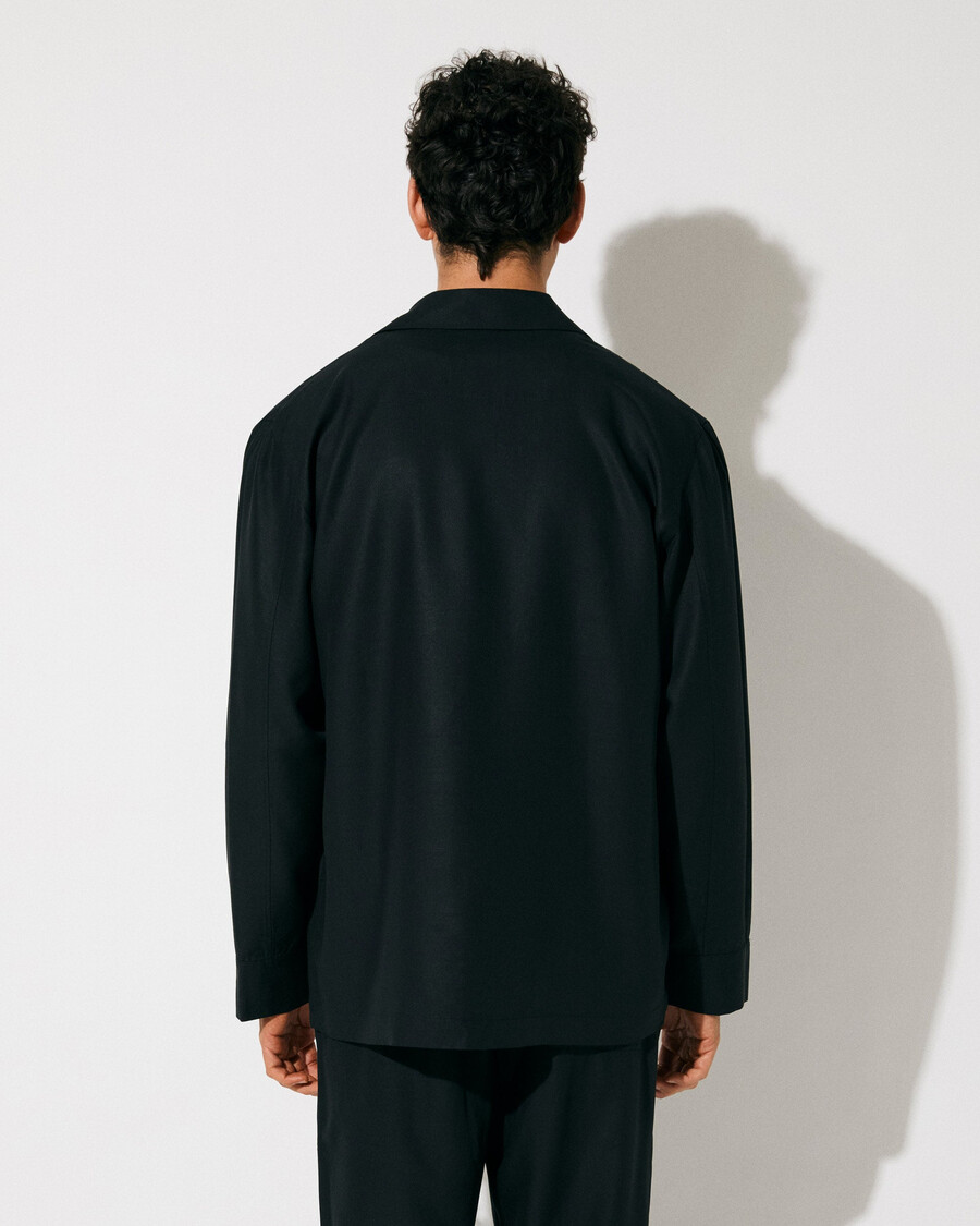chemise de pyjama noire pour homme achetez maintenant — cdlp