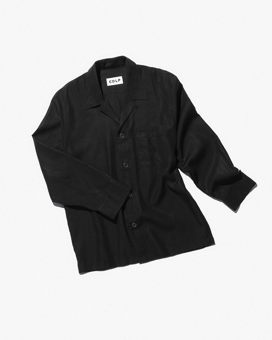 chemise de pyjama noire pour homme achetez maintenant — cdlp