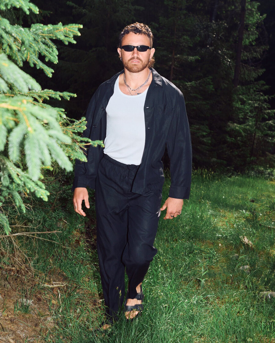 chemise de pyjama noire pour homme achetez maintenant — cdlp