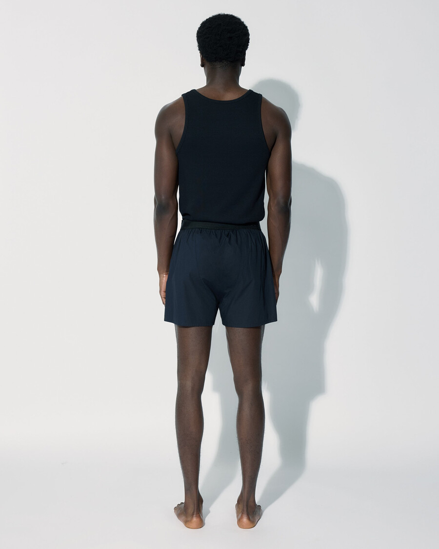 boxer classique en coton pour homme coloris marine achetez maintenant — cdlp