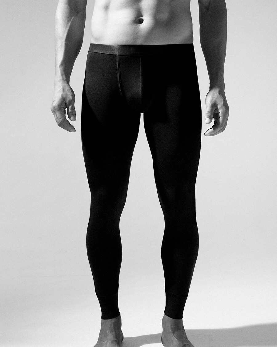 caleçons longs noirs pour hommes achetez maintenant — cdlp