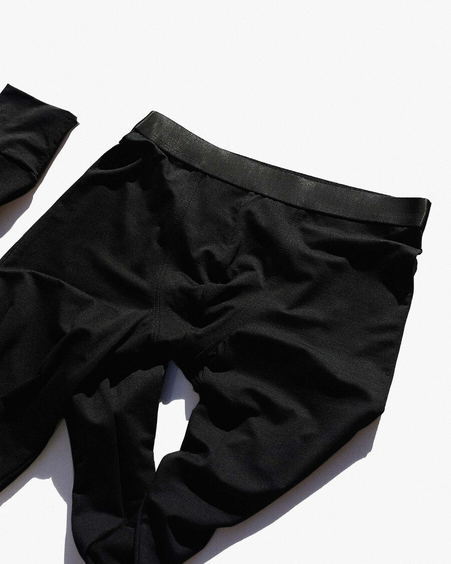 caleçons longs noirs pour hommes achetez maintenant — cdlp