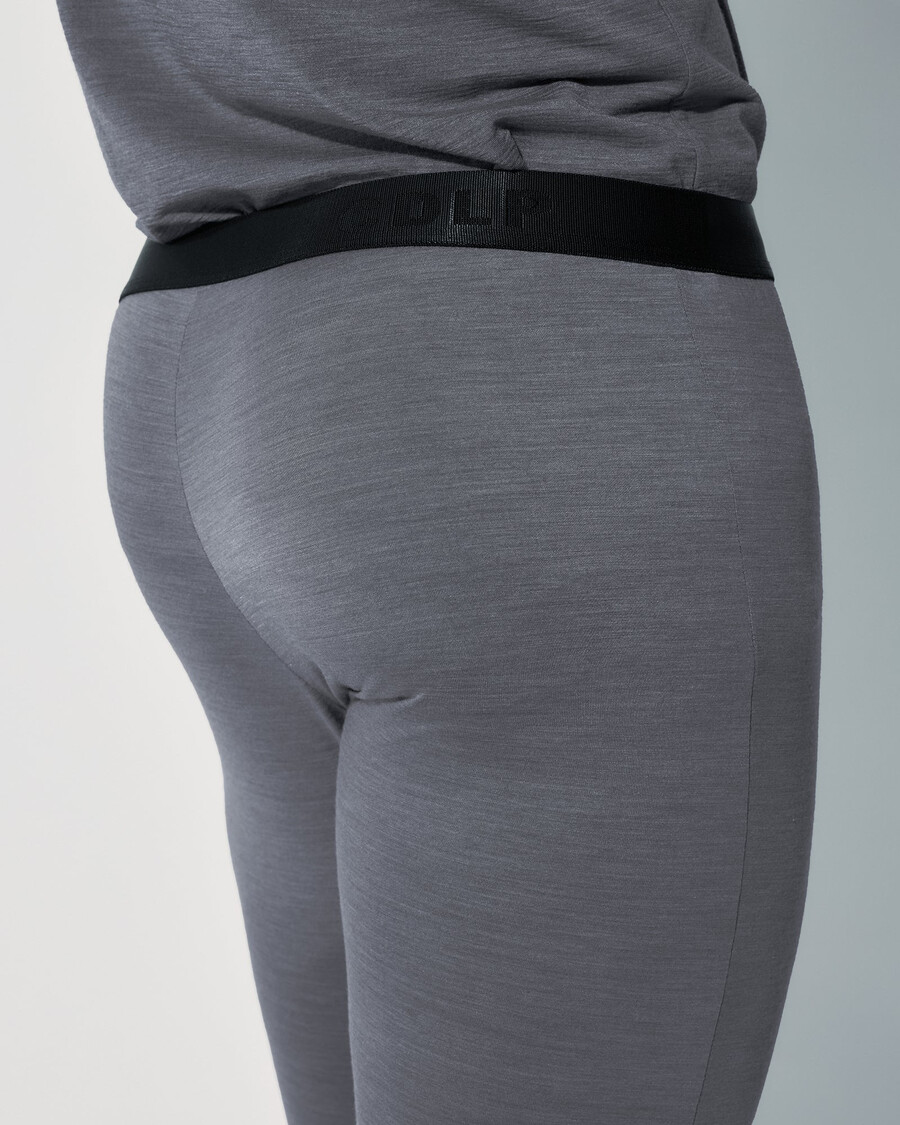 caleçon long pour homme en laine mérinos mélangée coloris gris chiné achetez maintenant — cdlp