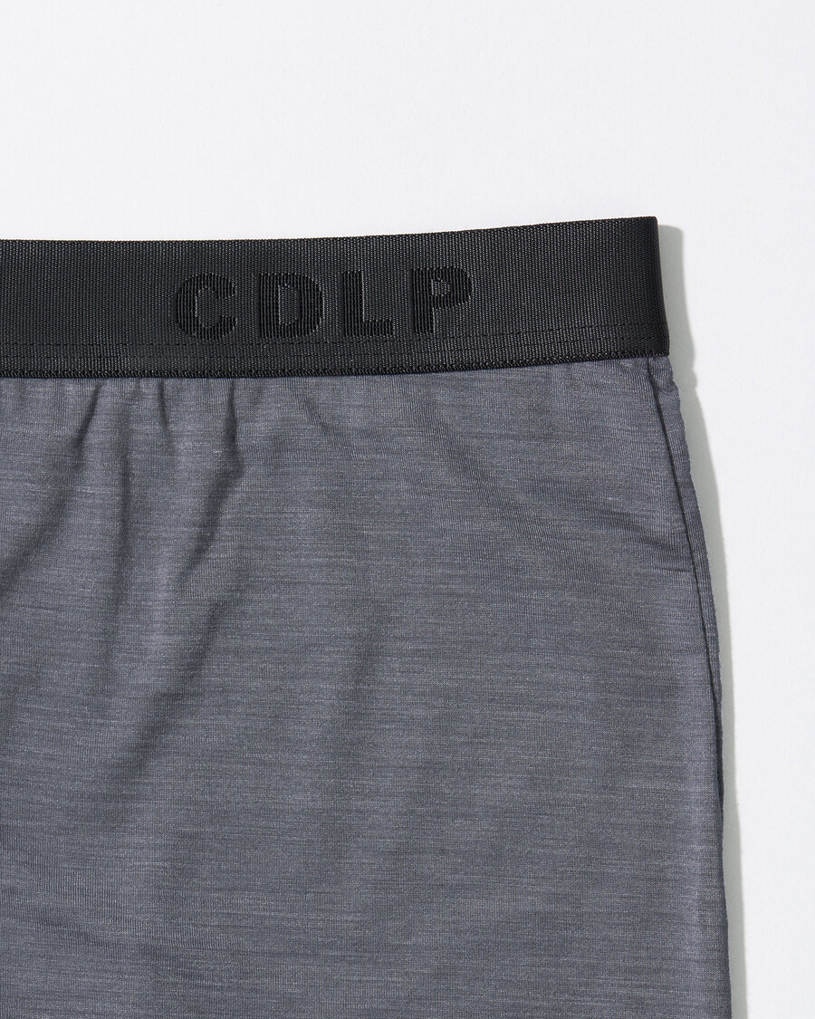 caleçon long pour homme en laine mérinos mélangée coloris gris chiné achetez maintenant — cdlp