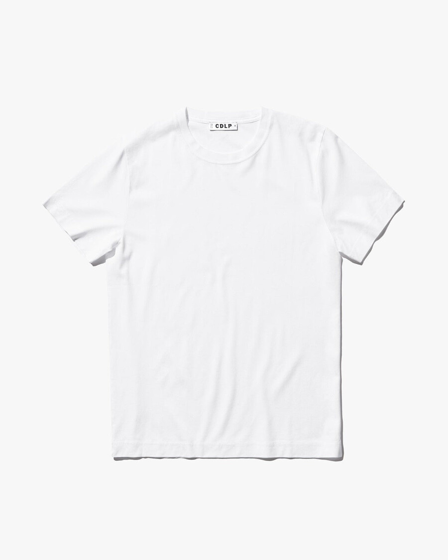 t-shirt blanc mi-lourd pour homme achetez maintenant — cdlp