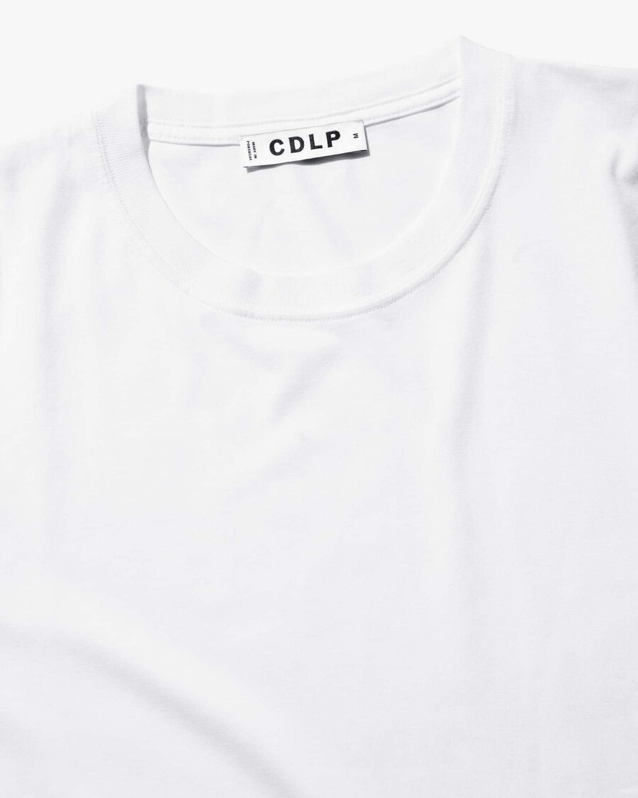 t-shirt blanc mi-lourd pour homme achetez maintenant — cdlp