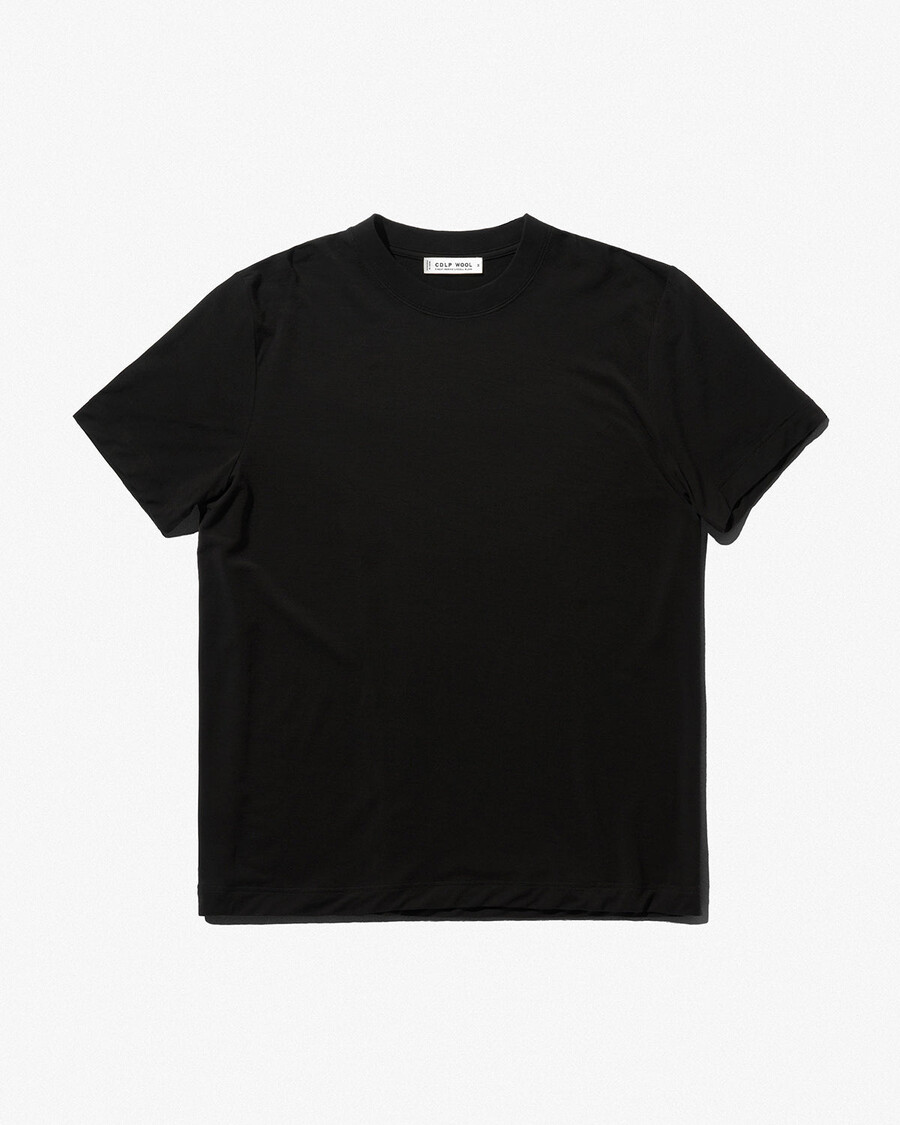 lot de 2 t-shirts mi-lourds pour homme noir et bleu marine foncé boutique – cdlp