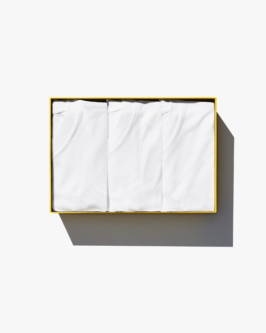3 t-shirts blancs mi-lourds pour hommes achetez maintenant — cdlp