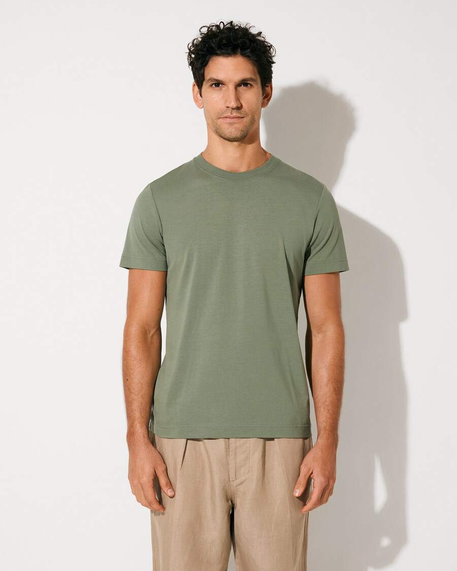 t-shirt homme mi-lourd couleur sauge achetez maintenant — cdlp
