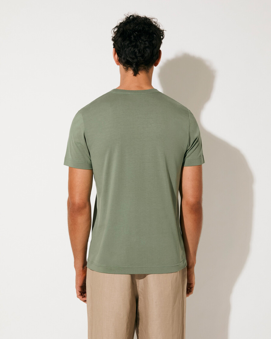 t-shirt homme mi-lourd couleur sauge achetez maintenant — cdlp