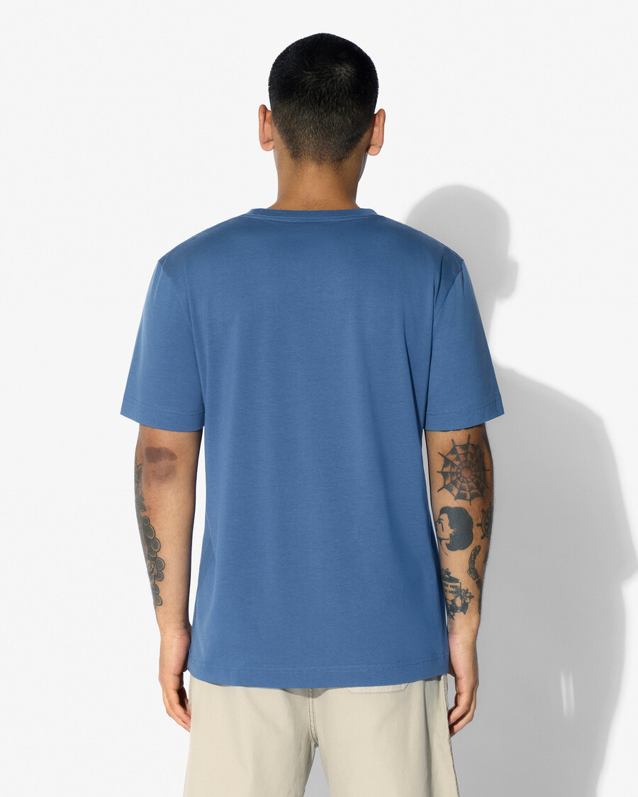 t-shirt homme mi-lourd bleu azur achetez maintenant — cdlp