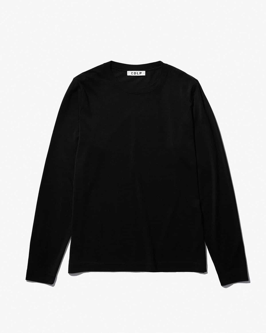 lot de 2 t-shirts à manches longues mi-lourds noirs boutique – cdlp