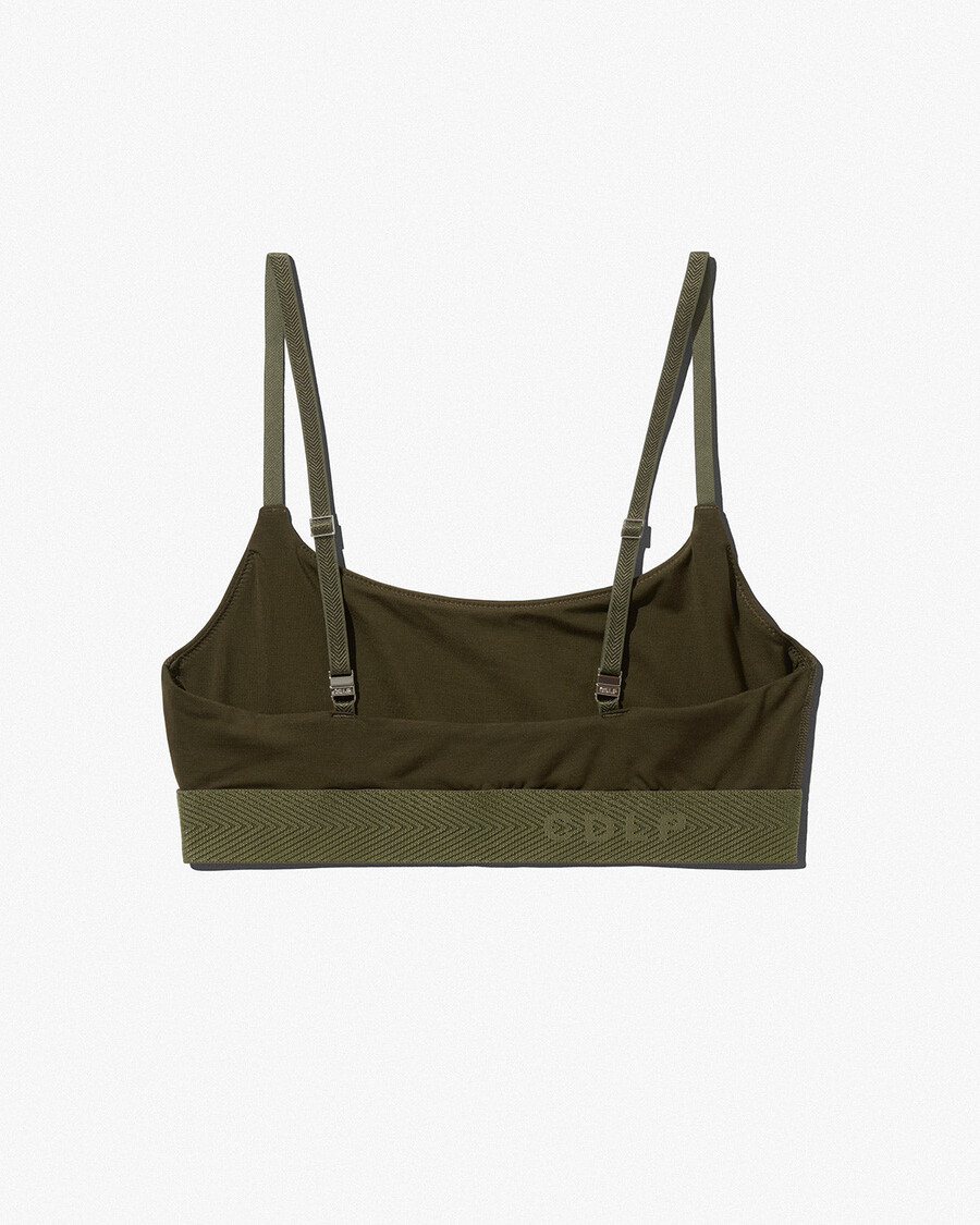 soutien-gorge à col rond pour femme vert olive achetez maintenant — cdlp