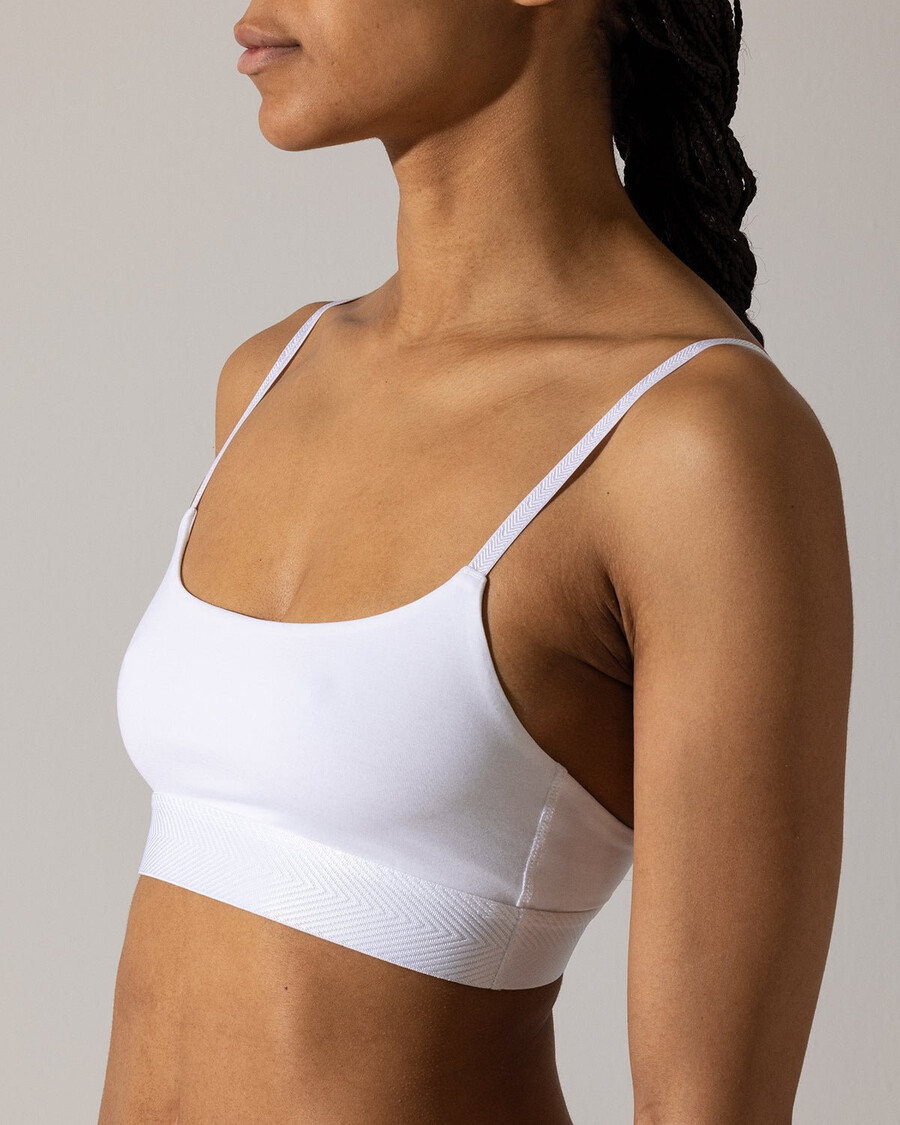 soutien-gorge à col rond blanc pour femme achetez maintenant — cdlp