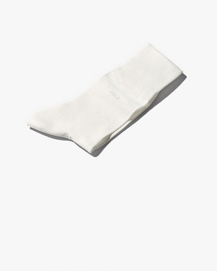 lot de 6 paires de chaussettes mi-longues unisexes en coton blanc boutique — cdlp