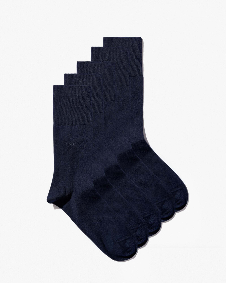 lot de 10 paires de chaussettes mi-longues en bambou pour homme bleu marine boutique – cdlp