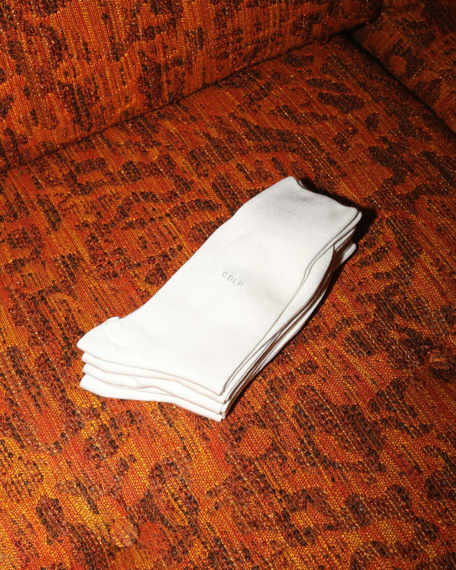 lot de 10 paires de chaussettes mi-longues en bambou blanc pour homme boutique — cdlp