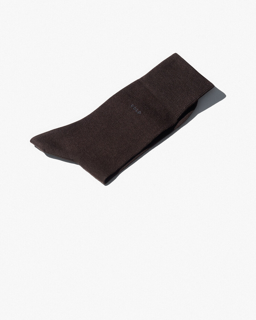 lot de 6 paires de chaussettes mi-longues unisexes en coton marron foncé boutique – cdlp