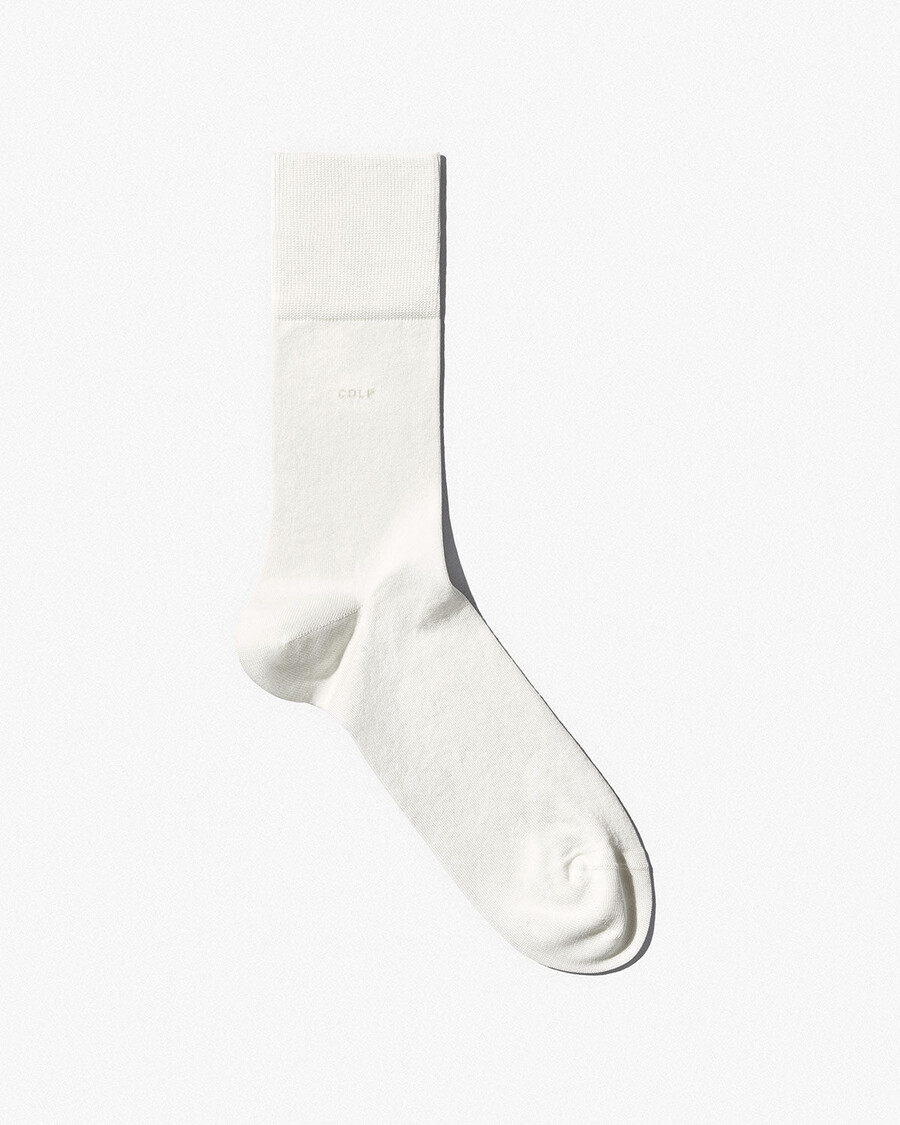chaussettes mi-longues unisexes en coton blanc achetez maintenant — cdlp