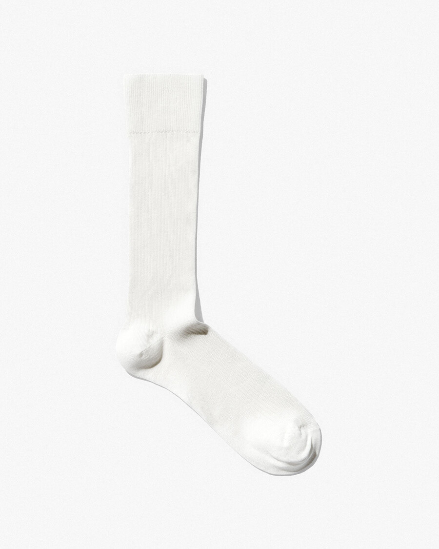 lot de 6 paires de chaussettes mi-longues en coton côtelé blanc pour femme boutique – cdlp