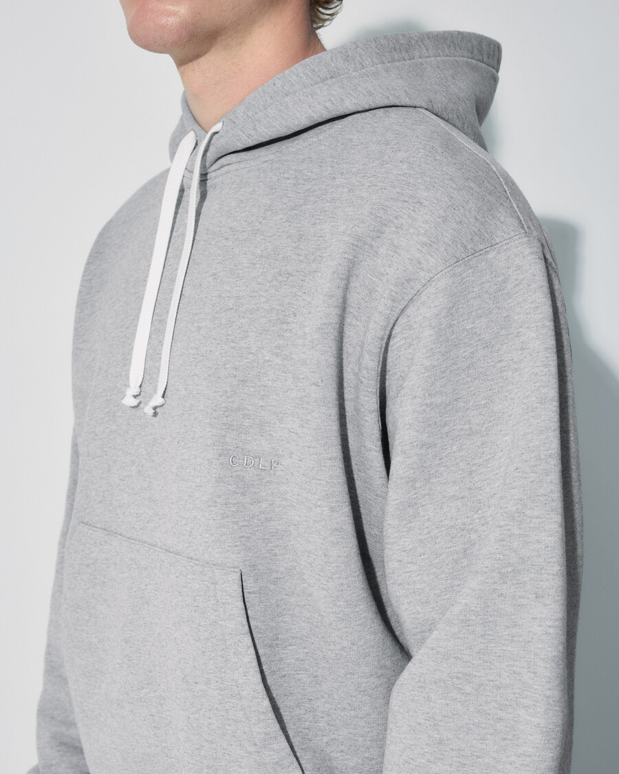 sweat à capuche homme gris chiné achetez-le maintenant – cdlp