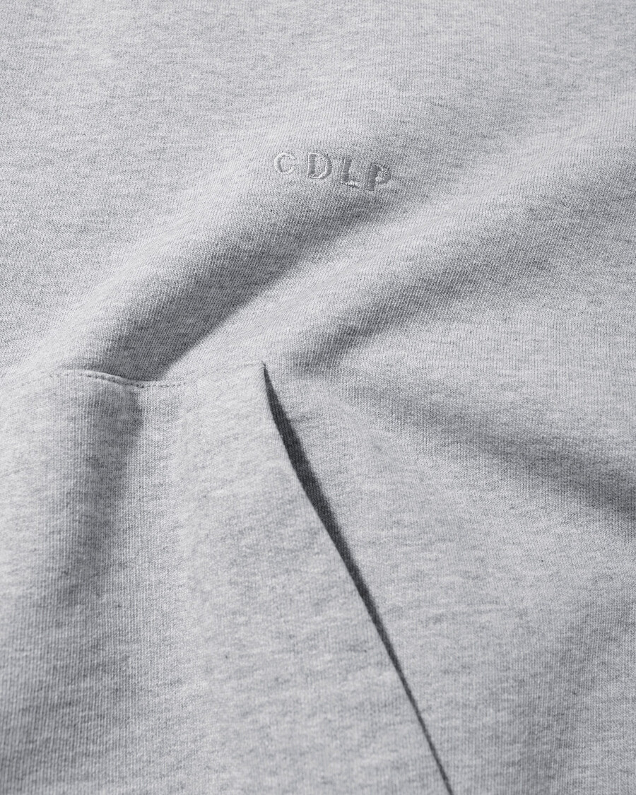sweat à capuche homme gris chiné achetez-le maintenant – cdlp