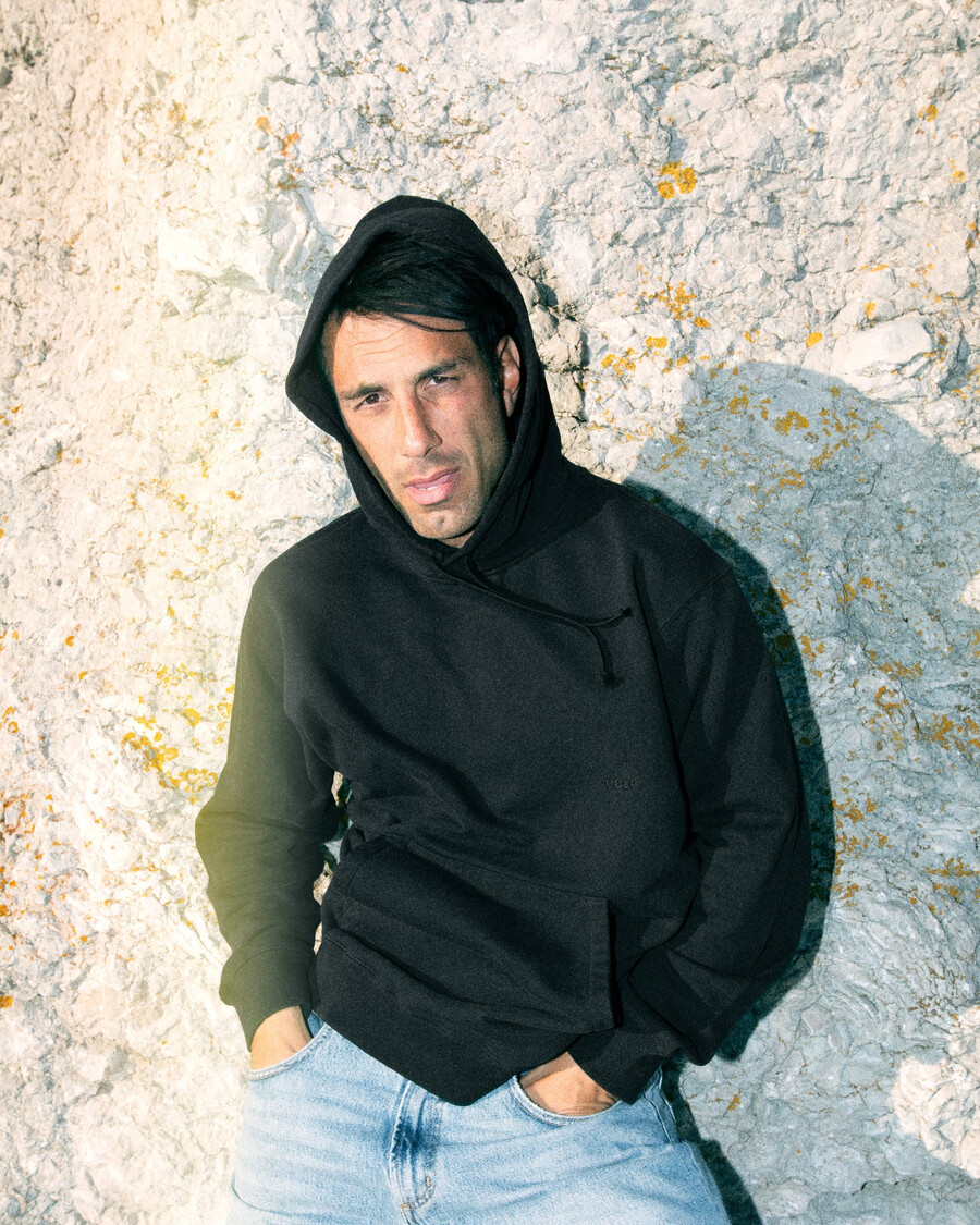 sweat à capuche en coton noir pour homme achetez-le maintenant – cdlp