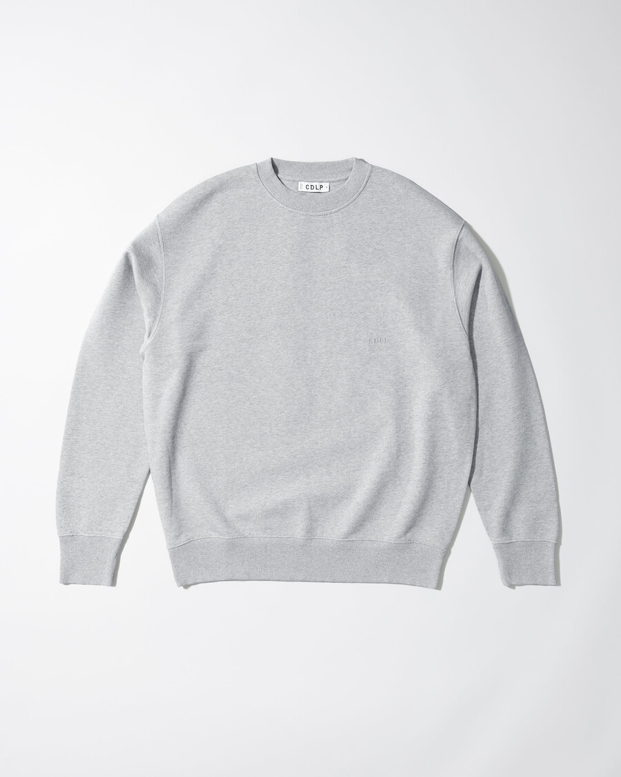 sweat-shirt homme en coton gris chiné achetez-le maintenant – cdlp