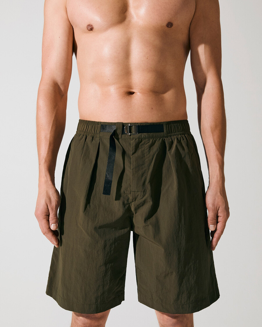 short de bain bermuda pour homme couleur olive foncé achetez maintenant — cdlp
