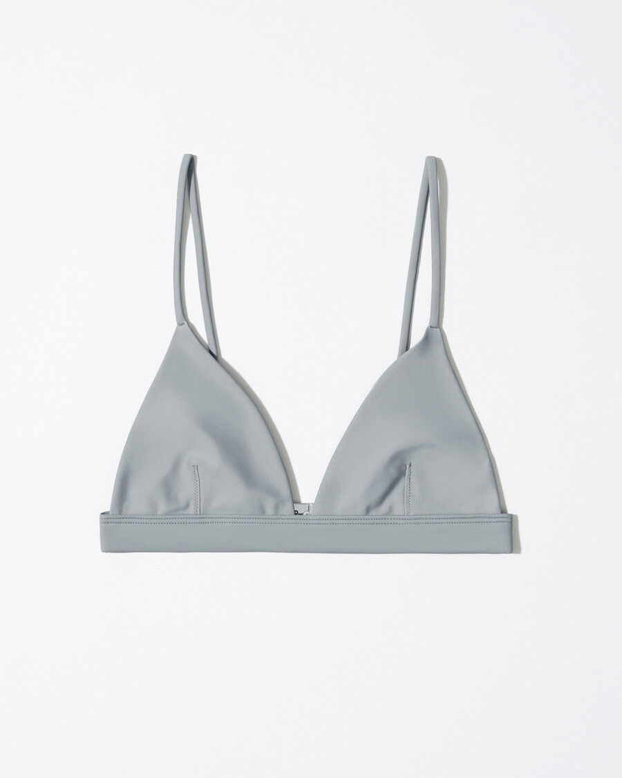 haut de bikini triangle pour femme couleur ardoise achetez maintenant — cdlp