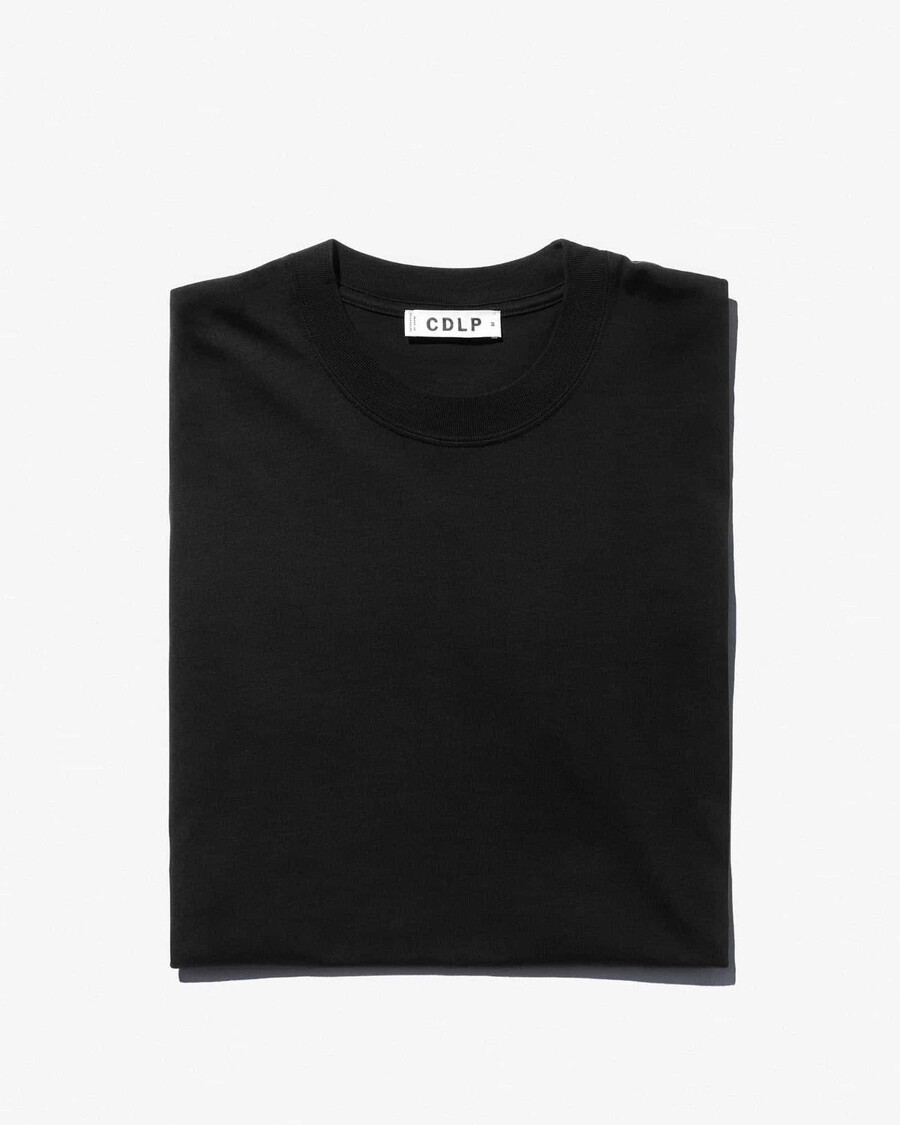 t-shirt mi-lourd noir pour femme achetez maintenant — cdlp