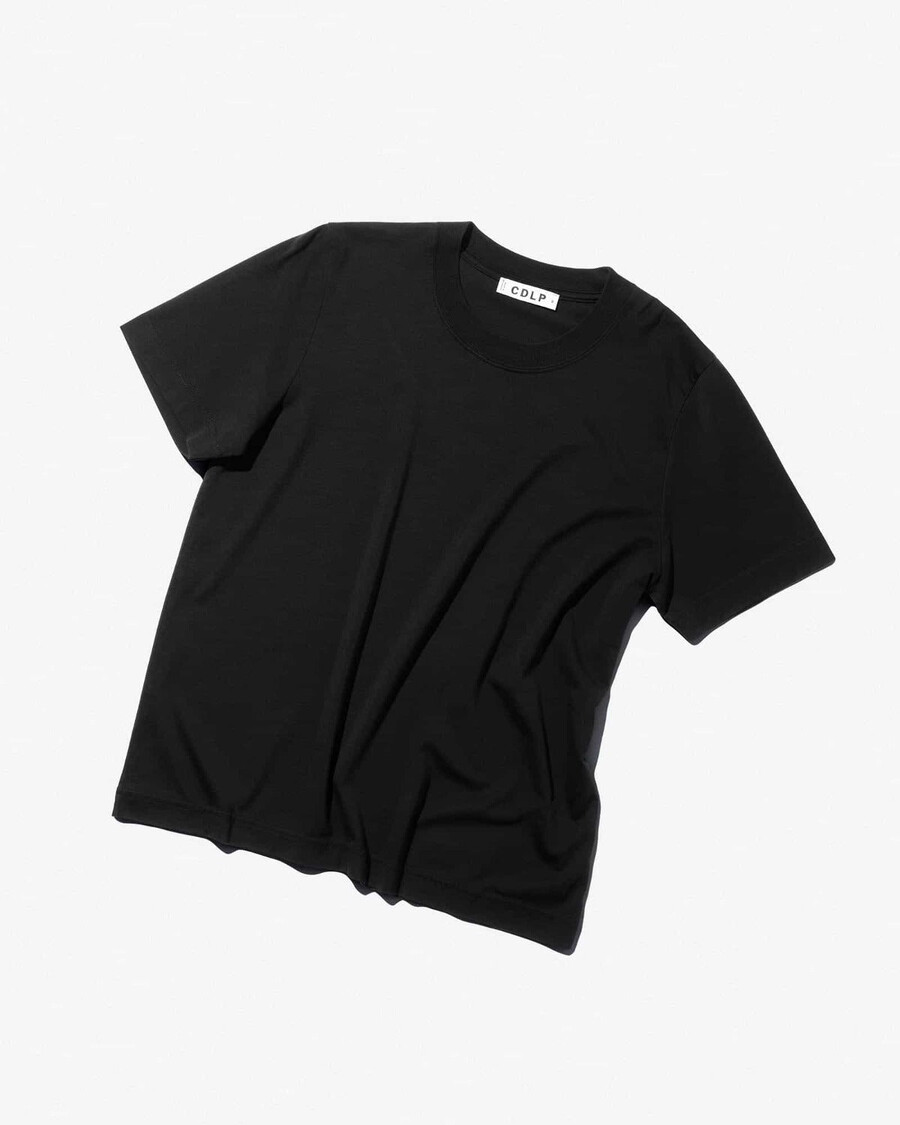 t-shirt mi-lourd noir pour femme achetez maintenant — cdlp