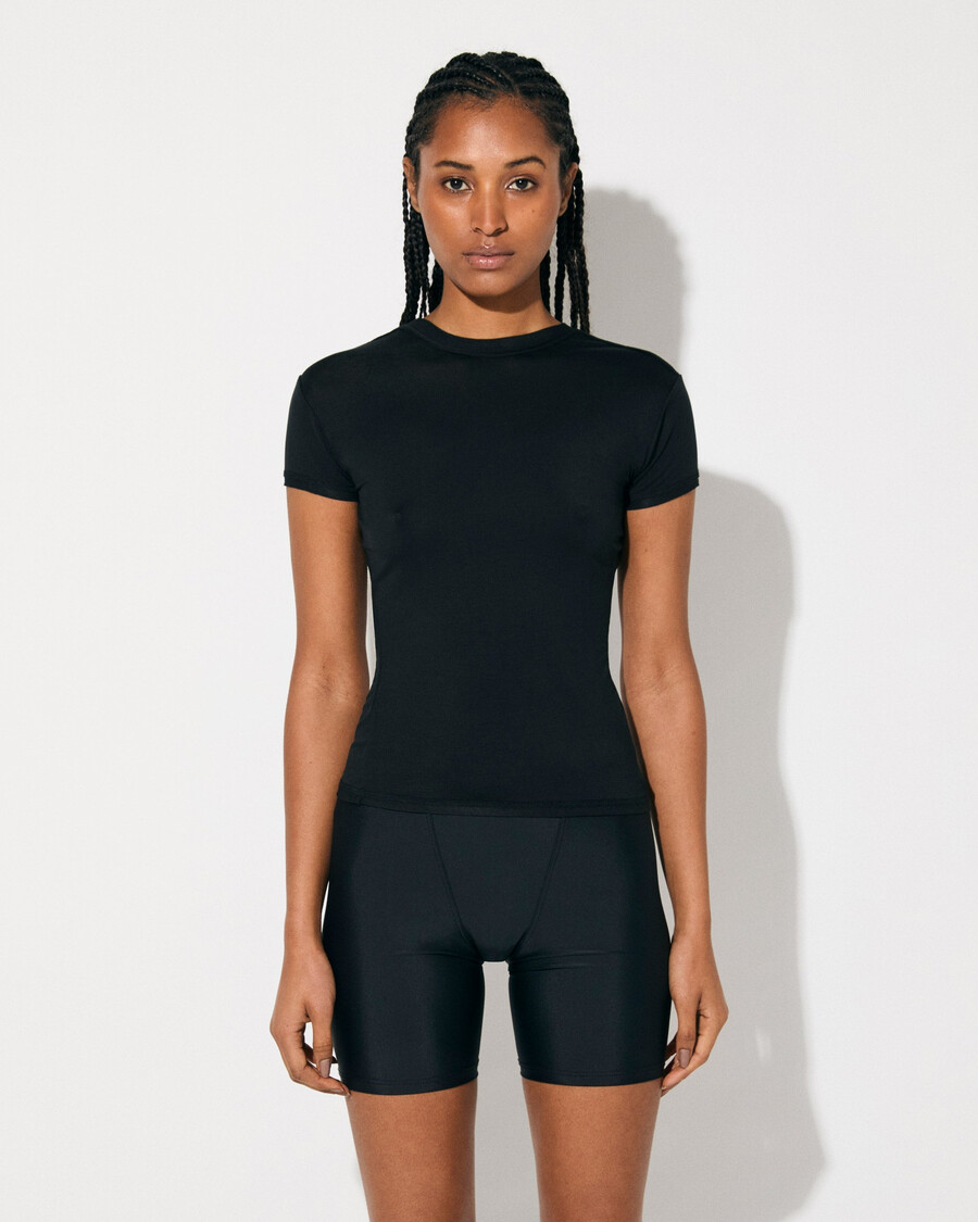 t-shirt léger noir pour femme achetez maintenant — cdlp