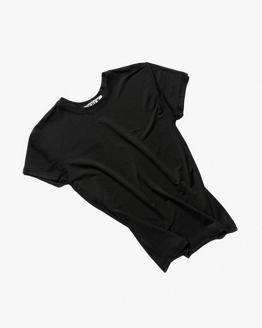 t-shirt léger noir pour femme achetez maintenant — cdlp